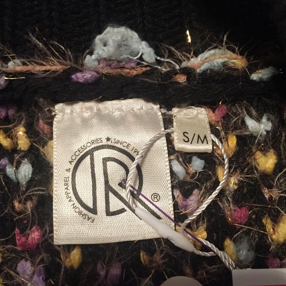 NWT Roseys Open Front Cardigan Sweater Chunky Knit Colorful Small/Medium Duster - Picture 3 of 11